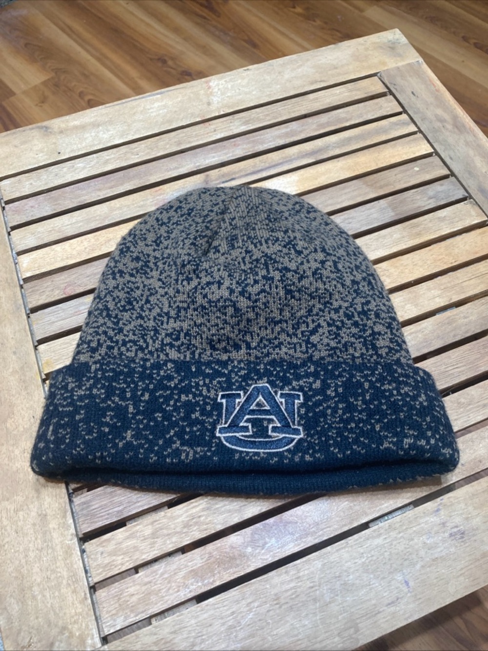 Auburn University Tigers Beanie Black /Brown Hat Top Of The World AU